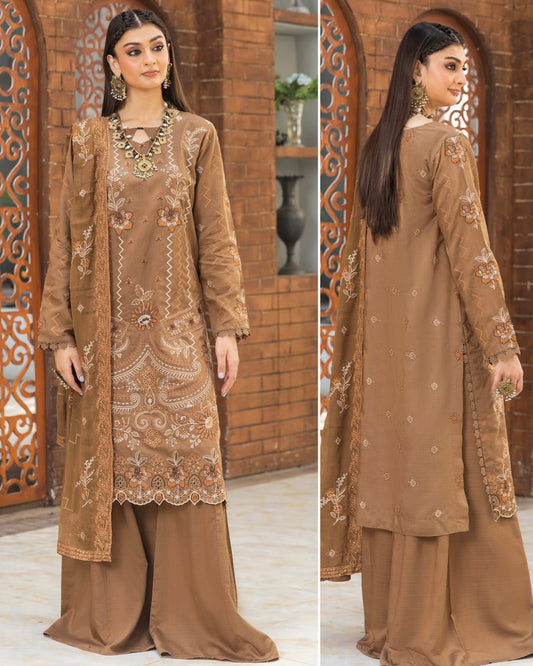 Palwasha Mah e Noor | Embroidered Viscose | Design 2