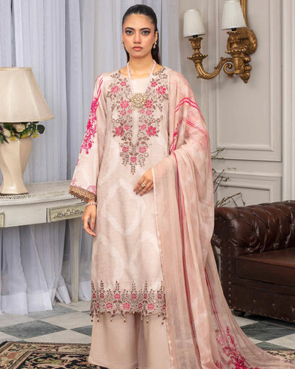 Gullerukh Pleasing | Embroidered Self Jacquard Viscose | Design 2