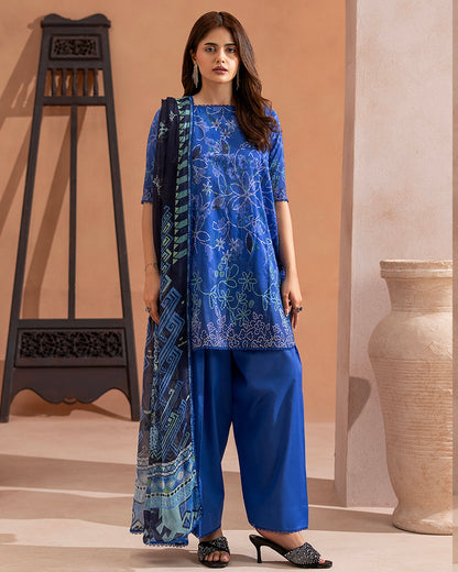 GullJee Rangrez | Printed Lawn Chiffon Dupatta | Design 2