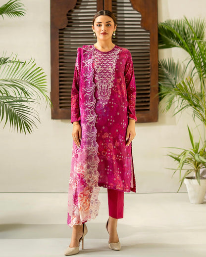 GullJee Rang Pasand | Embroidered Lawn | Design 2