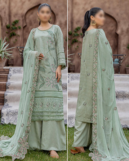 Fantak Ayra | Embroidered Doria Viscose | Design 2