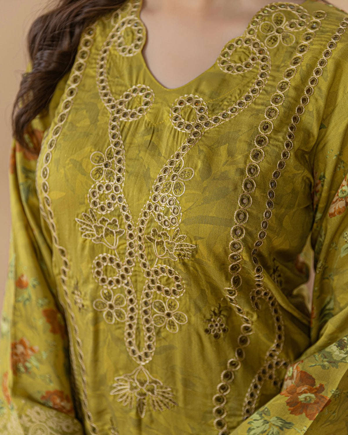 Palwasha Dastak | Embroidered Printed Viscose | Design 2