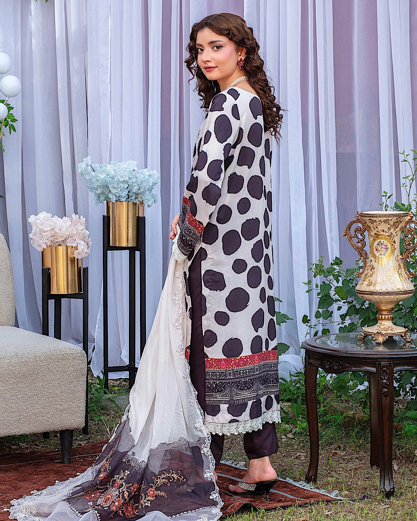 GulleRukh Amal | Embroidered Viscose Pure Dupatta | Design 2