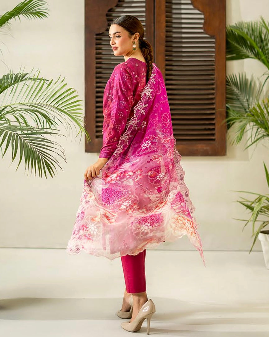 GullJee Rang Pasand | Embroidered Lawn | Design 2