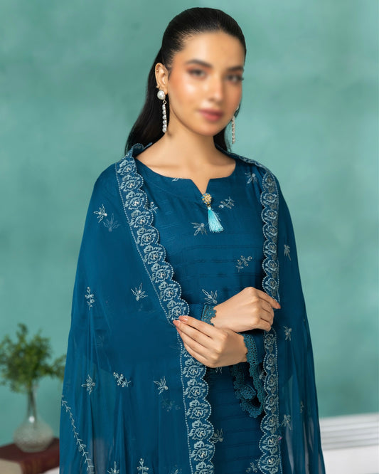 Fantak Zeen | Embroidered Viscose | Design 2