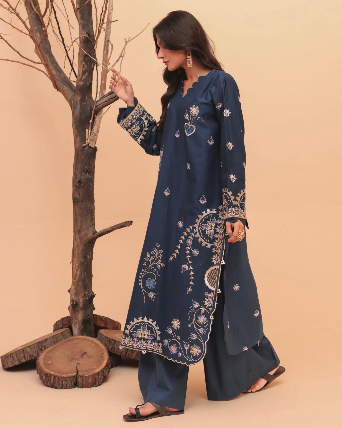 Gullerukh Meri Kahani | Embroidered Lawn 2pc | Design 2