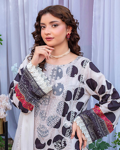 GulleRukh Amal | Embroidered Viscose Pure Dupatta | Design 2