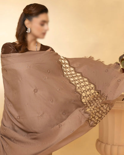 Fantak Andaaz | Emb Dhanak with Emb Wool Shawl | Design 2