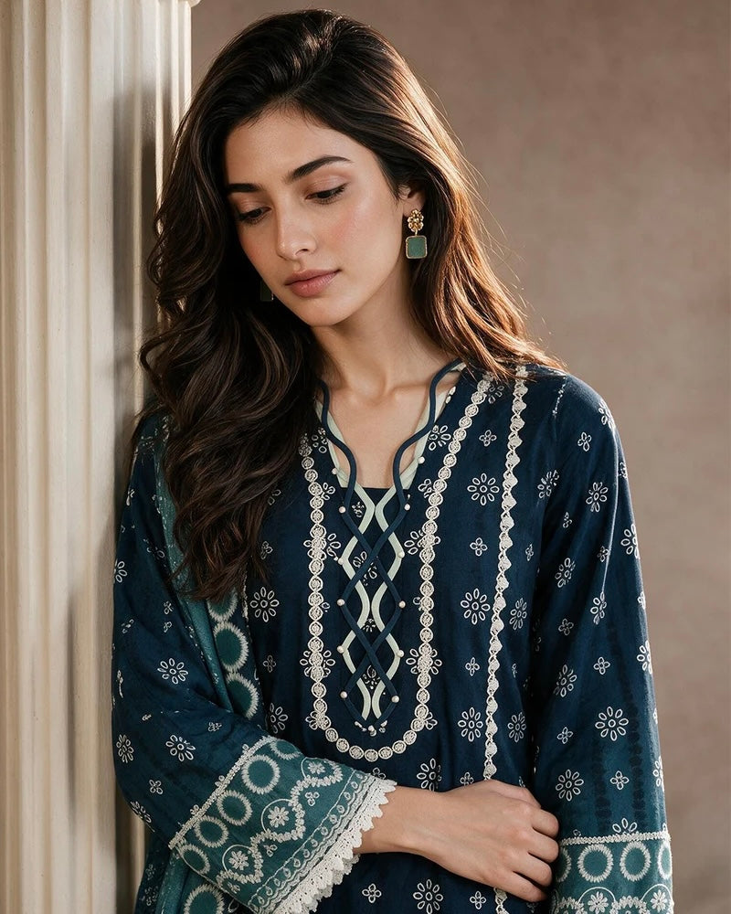 Zellbury | Printed Cotton 2pc | Design 2