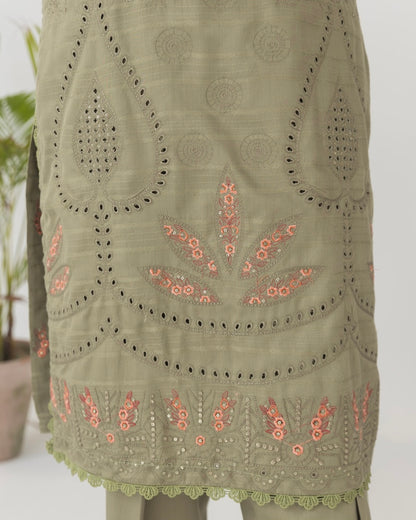 Fantak Mushq | Embroidered Viscose | Design 2
