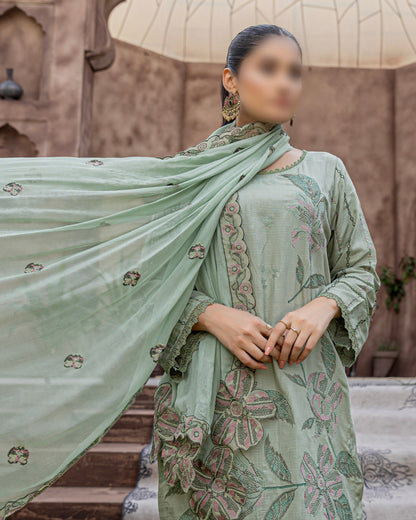 Fantak Ayra | Embroidered Doria Viscose | Design 2