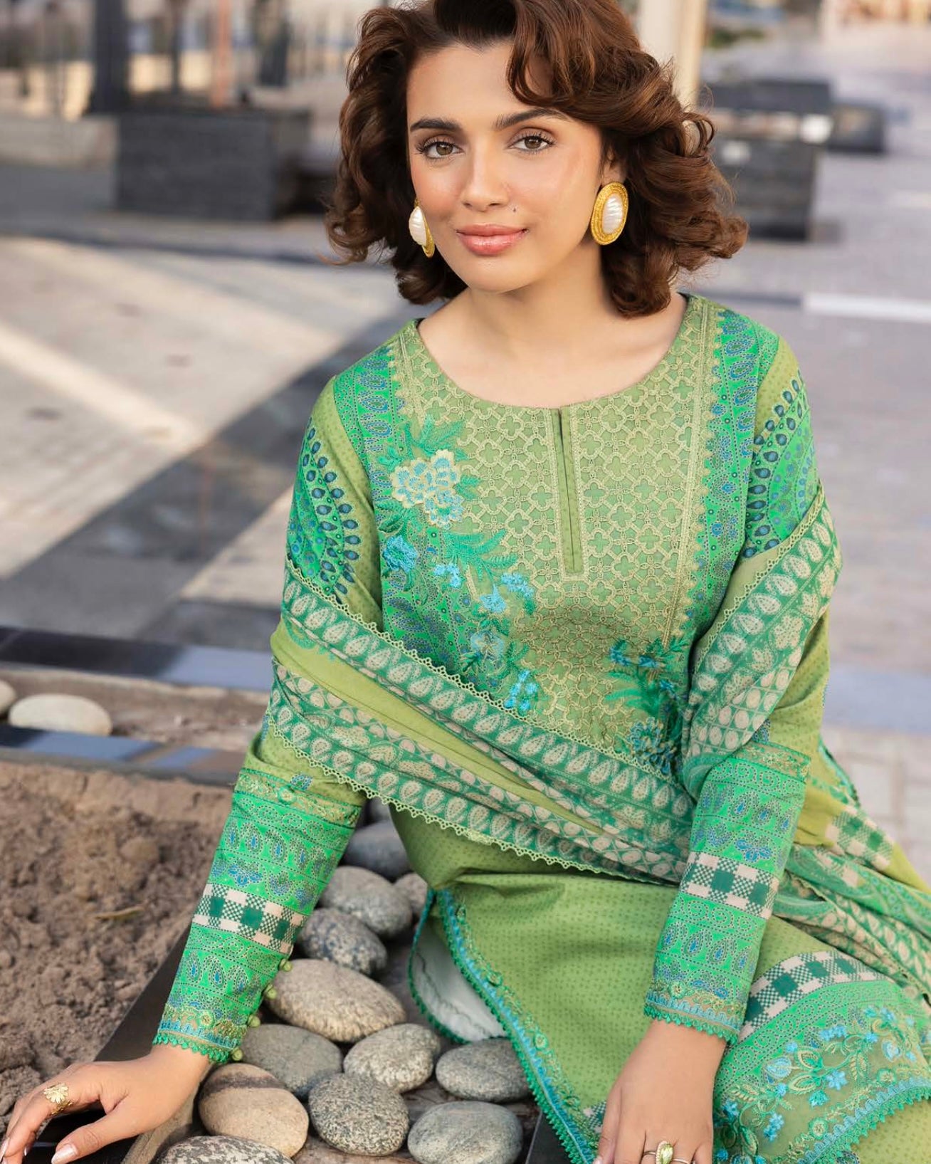 Charizma Infinity | Embroidered Printed Lawn | Design 2