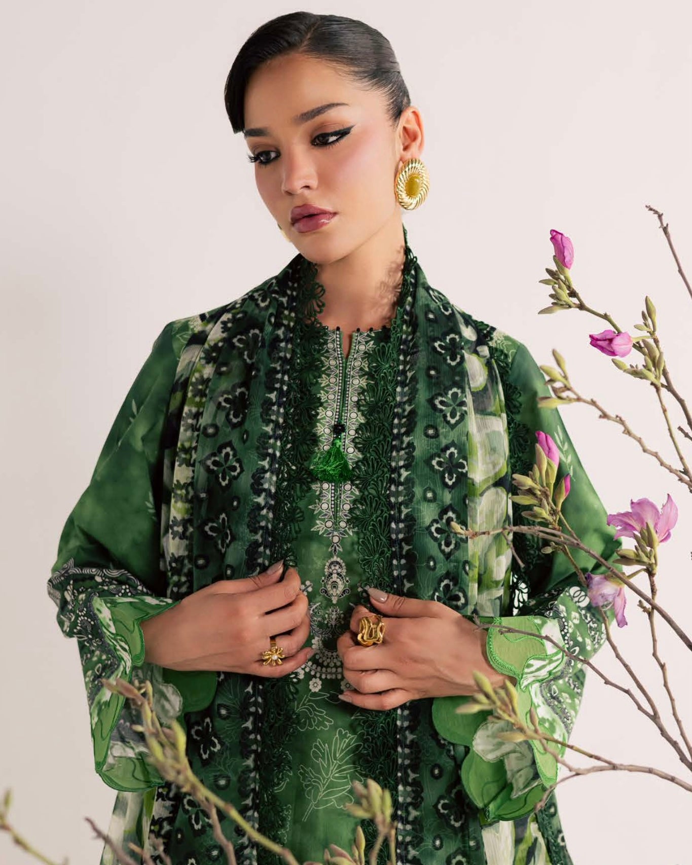 Nureh Daily Delights | Lawn Collection | Design 30
