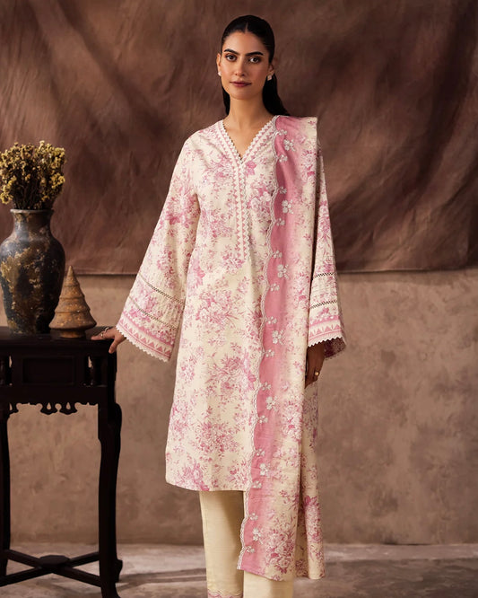 Zellbury | Embroidered Khaddar 3Pc | Design 312