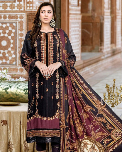 Johra Nova | Embroidered Printed Marina | Design 312