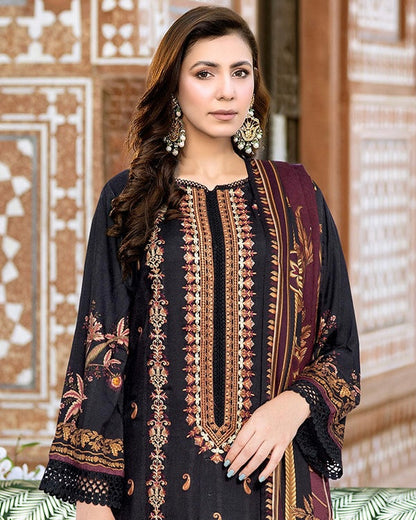 Johra Nova | Embroidered Printed Marina | Design 312