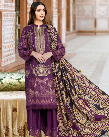 Johra Nova | Embroidered Printed Marina | Design 314