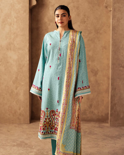 Zellbury | Embroidered Viscose 3Pc | Design 318