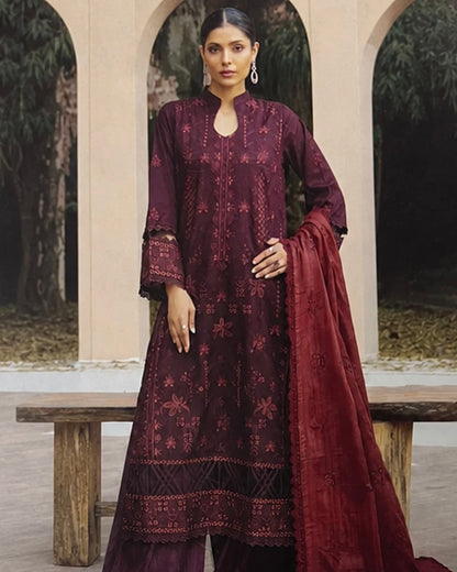 Johra Mahrin | Emb Lawn with Emb Lawn Dupatta | Design 330