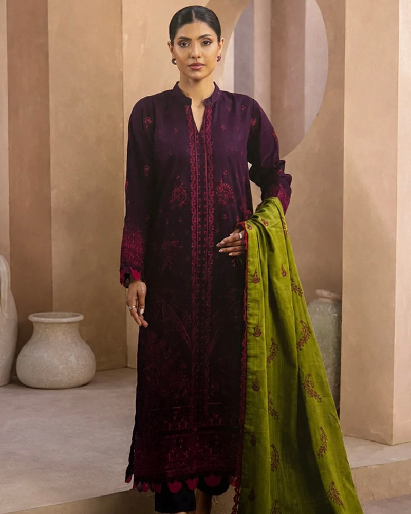 Johra Mahrin | Emb Lawn with Emb Lawn Dupatta | Design 335