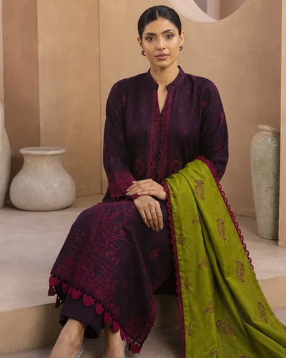 Johra Mahrin | Emb Lawn with Emb Lawn Dupatta | Design 335