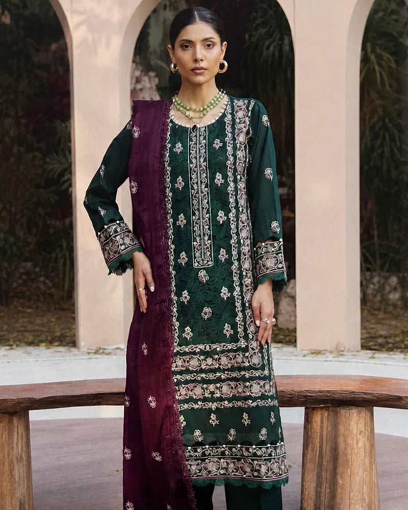 Johra Mahrin | Emb Lawn with Emb Lawn Dupatta | Design 337