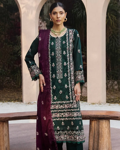 Johra Mahrin | Emb Lawn with Emb Lawn Dupatta | Design 337