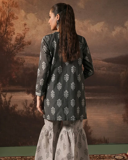 Zellbury | Printed Khaddar 2Pc | Design 342