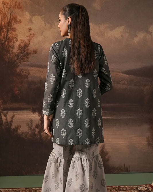 Zellbury | Printed Khaddar 2Pc | Design 342