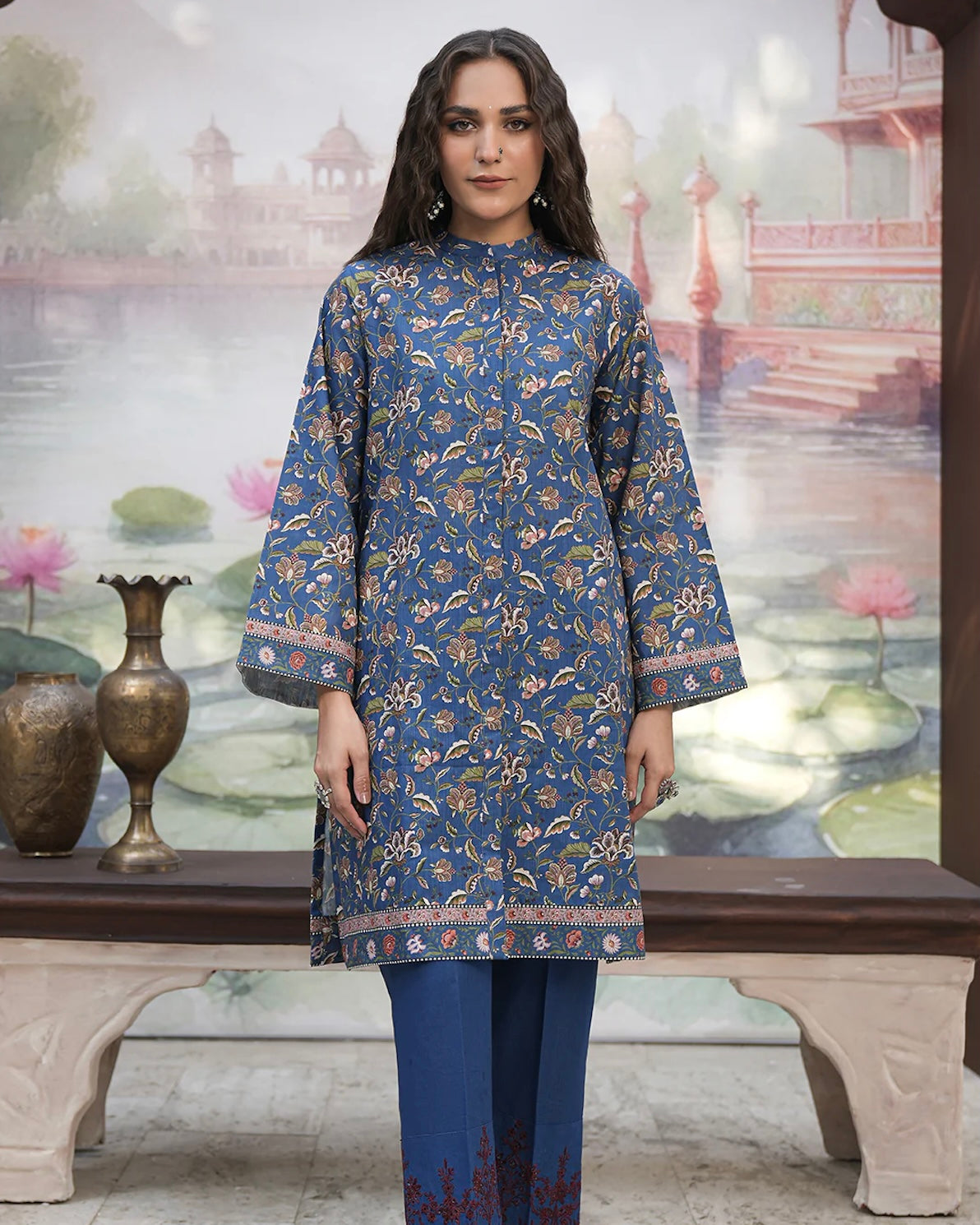 Zellbury | Embroidered Khaddar 2Pc | Design 353