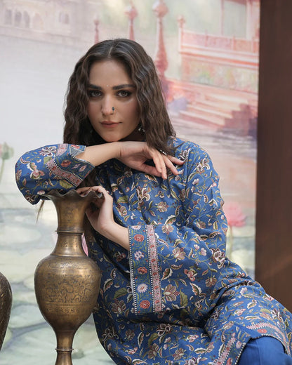 Zellbury | Embroidered Khaddar 2Pc | Design 353