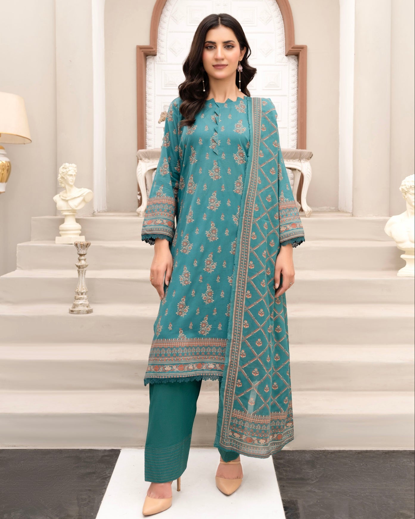 Legends | Paste Printed Lawn 3pc | Design 354