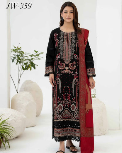 Johra Samama | Embroidered Peach Leather | Design 359