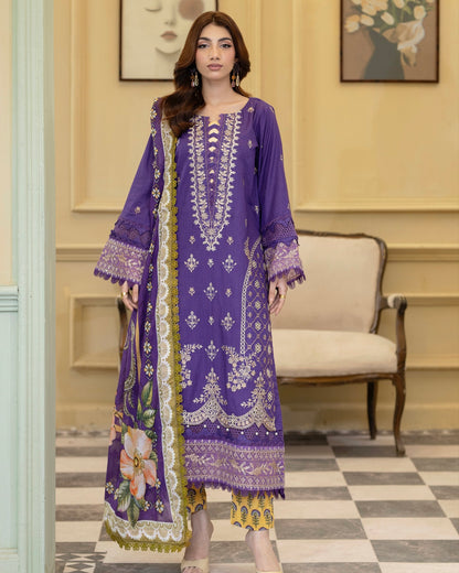 Johra Elvia | Embroidered Lawn | Design 364