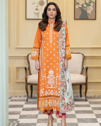 Johra Elvia | Embroidered Lawn | Design 365