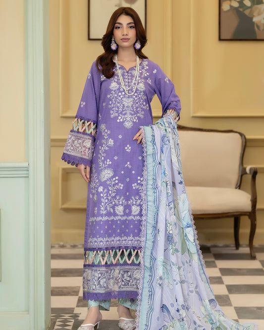 Johra Elvia | Embroidered Lawn | Design 366