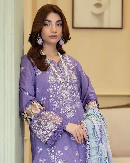 Johra Elvia | Embroidered Lawn | Design 366