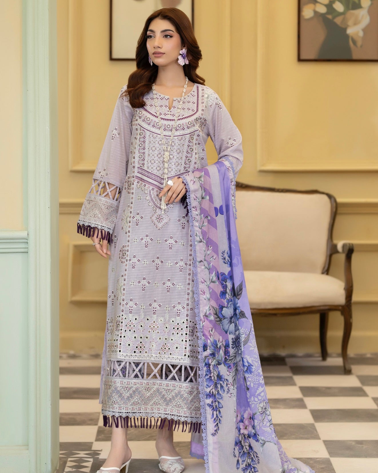 Johra Elvia | Embroidered Lawn | Design 369