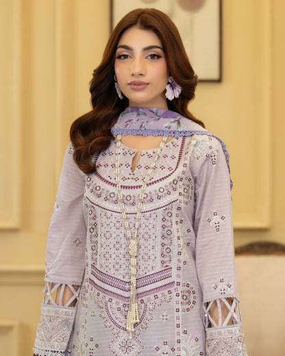 Johra Elvia | Embroidered Lawn | Design 369