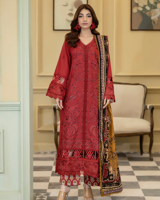 Johra Elvia | Embroidered Lawn | Design 370