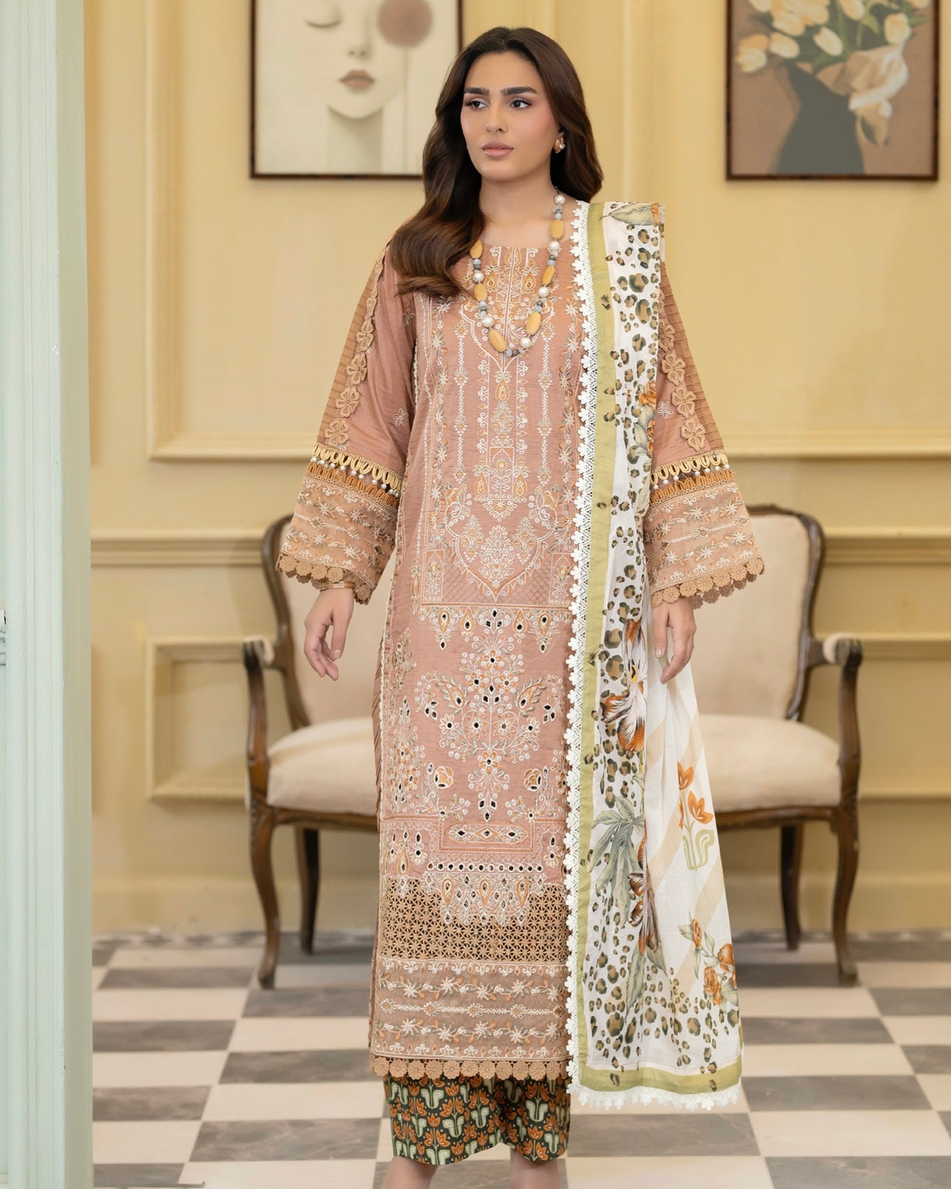 Johra Elvia | Embroidered Lawn | Design 371