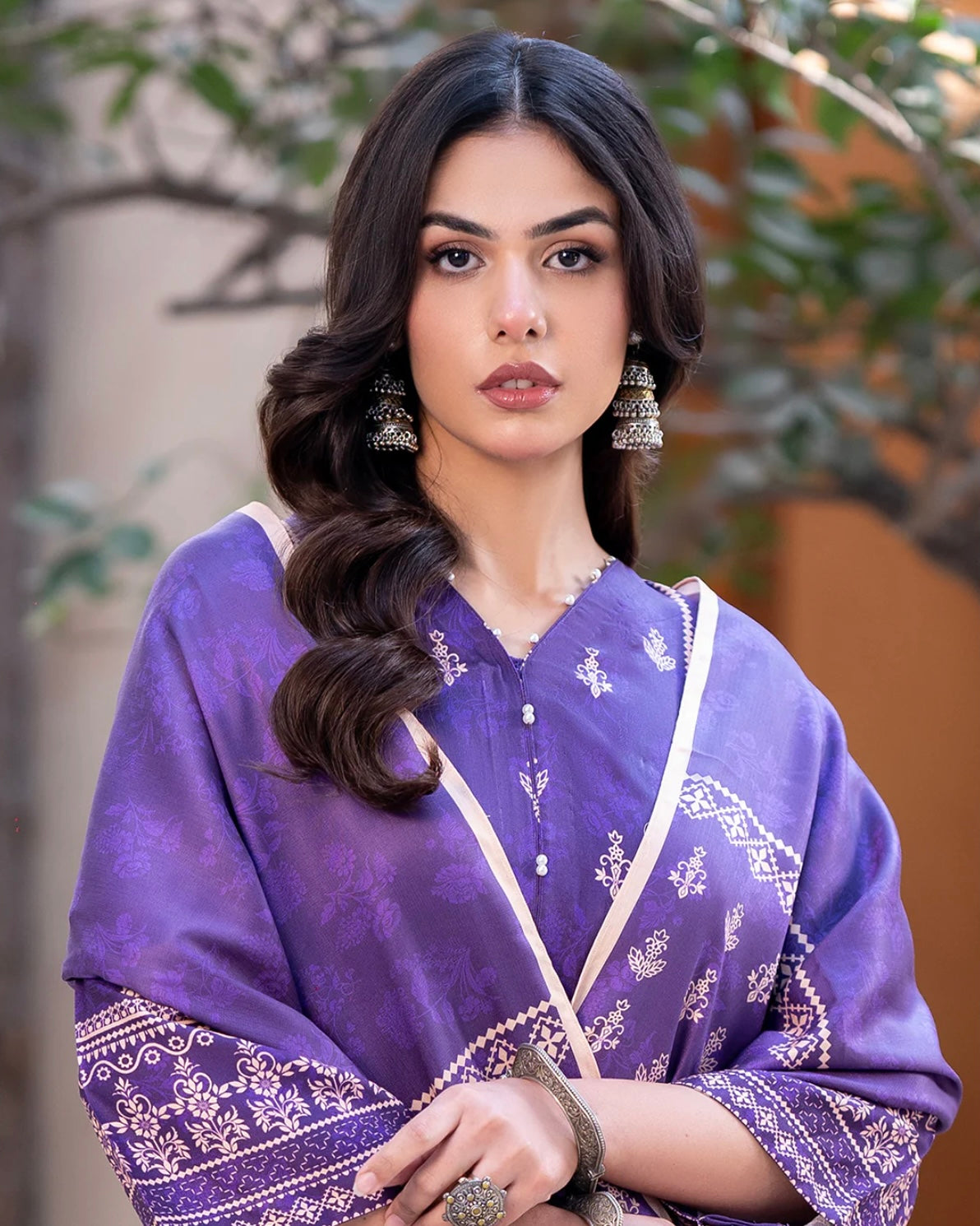 Zellbury | Printed Cotail 3Pc | Design 398