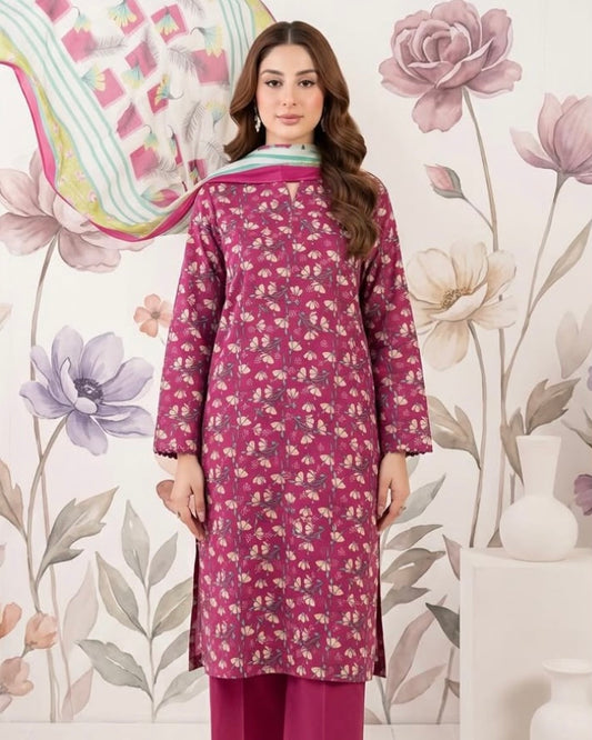 Regalia Salina Vol 20 | Printed Lawn 3pc | Design 3