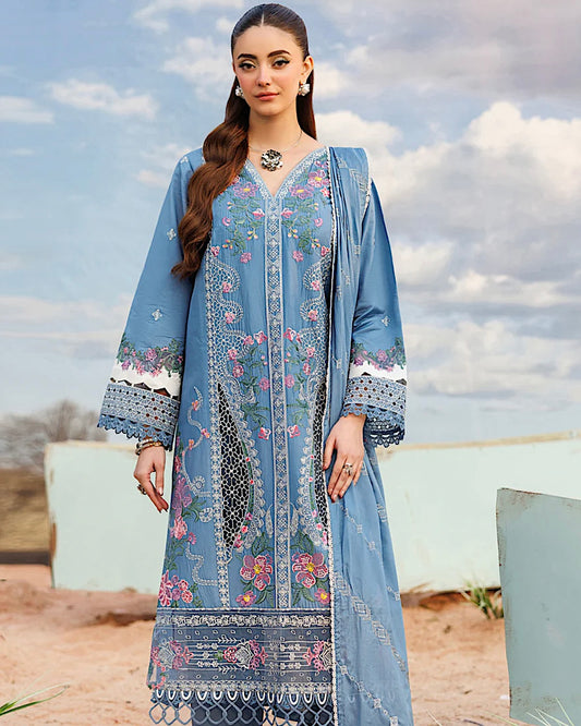 Parishay Shangrila Vol 2 | Embroidered Luxury Lawn | Design 3