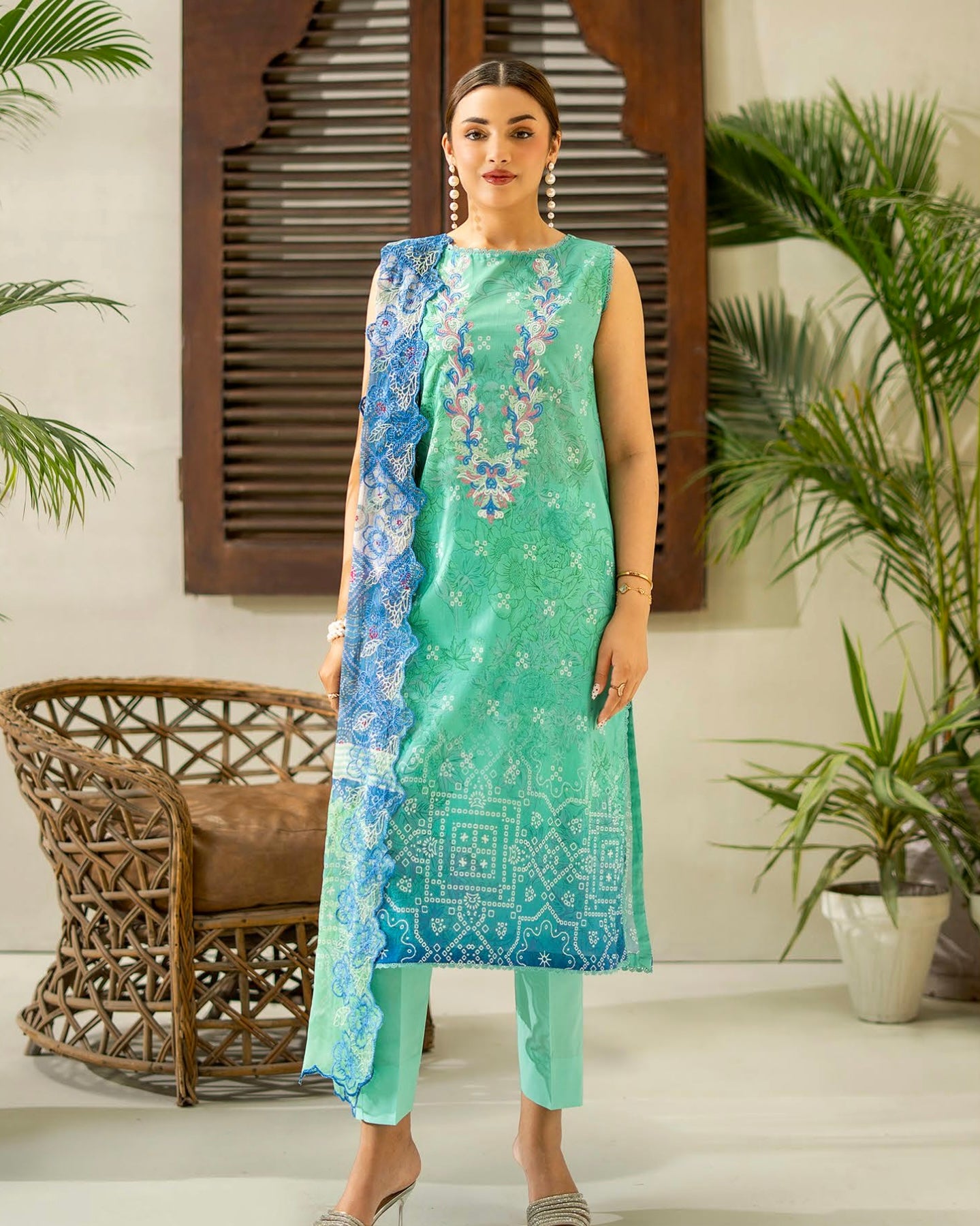 GullJee Rang Pasand | Embroidered Lawn | Design 3