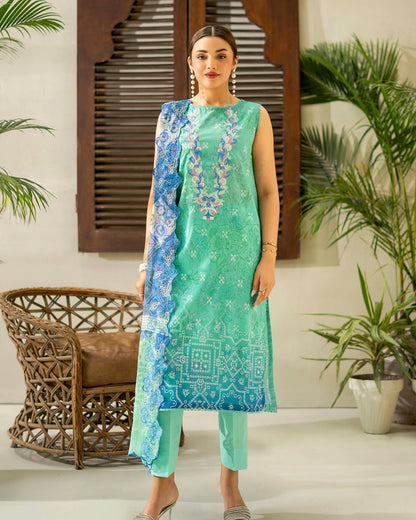 GullJee Rang Pasand | Embroidered Lawn | Design 3