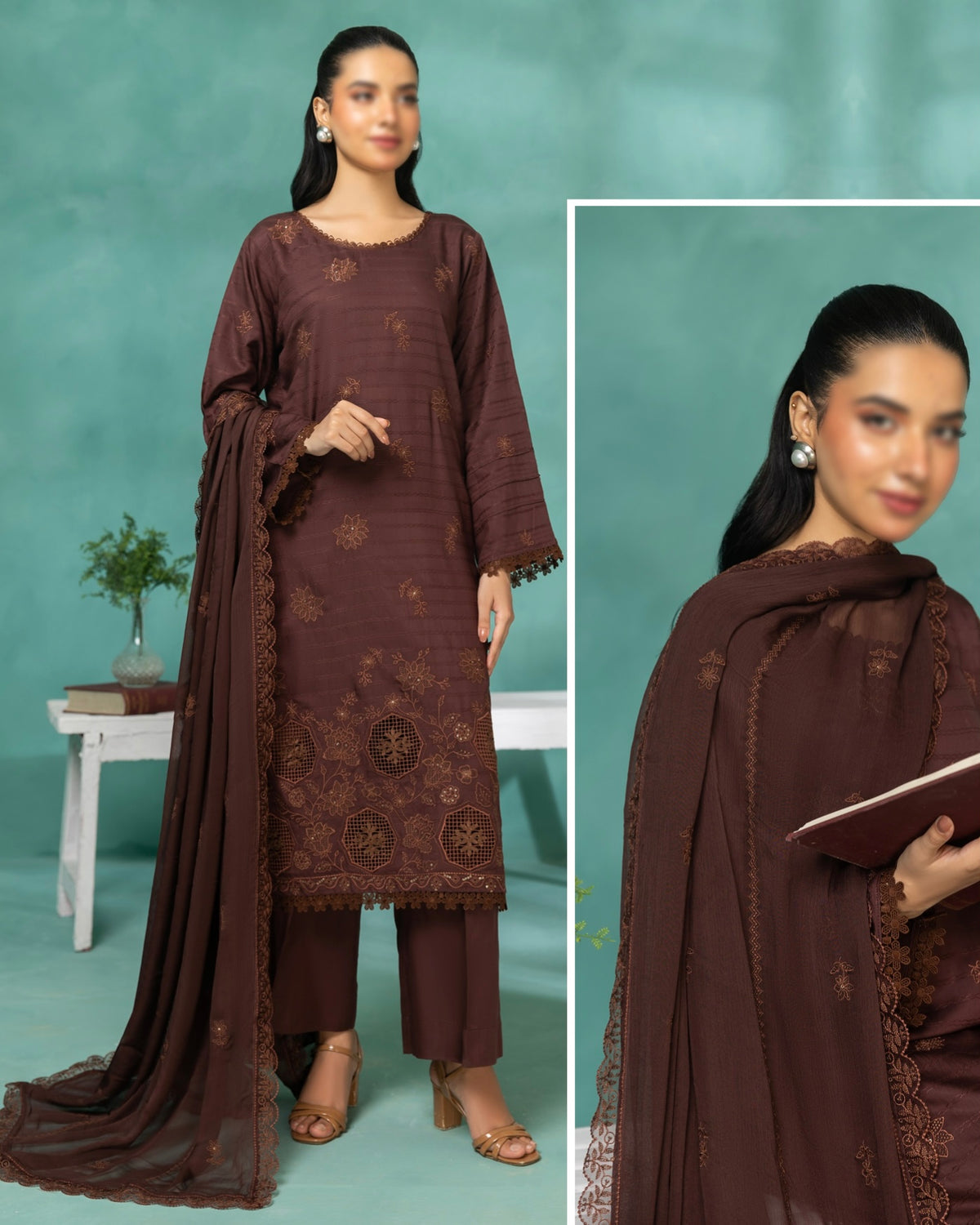 Fantak Zeen | Embroidered Viscose | Design 3
