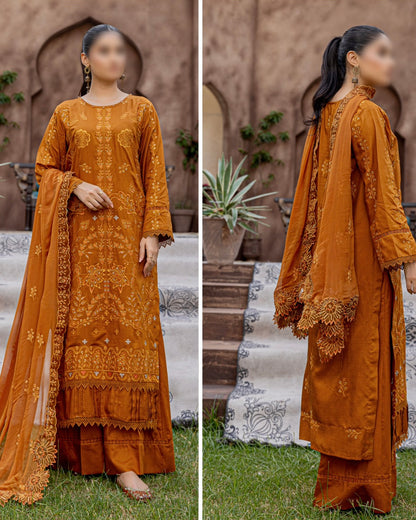 Fantak Ayra | Embroidered Doria Viscose | Design 3