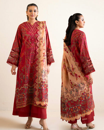 GullJee Hania | Embroidered Lawn | Design 3
