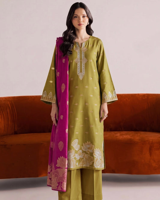 Gullerukh Banarsi | Jacquard Linen | Design 3